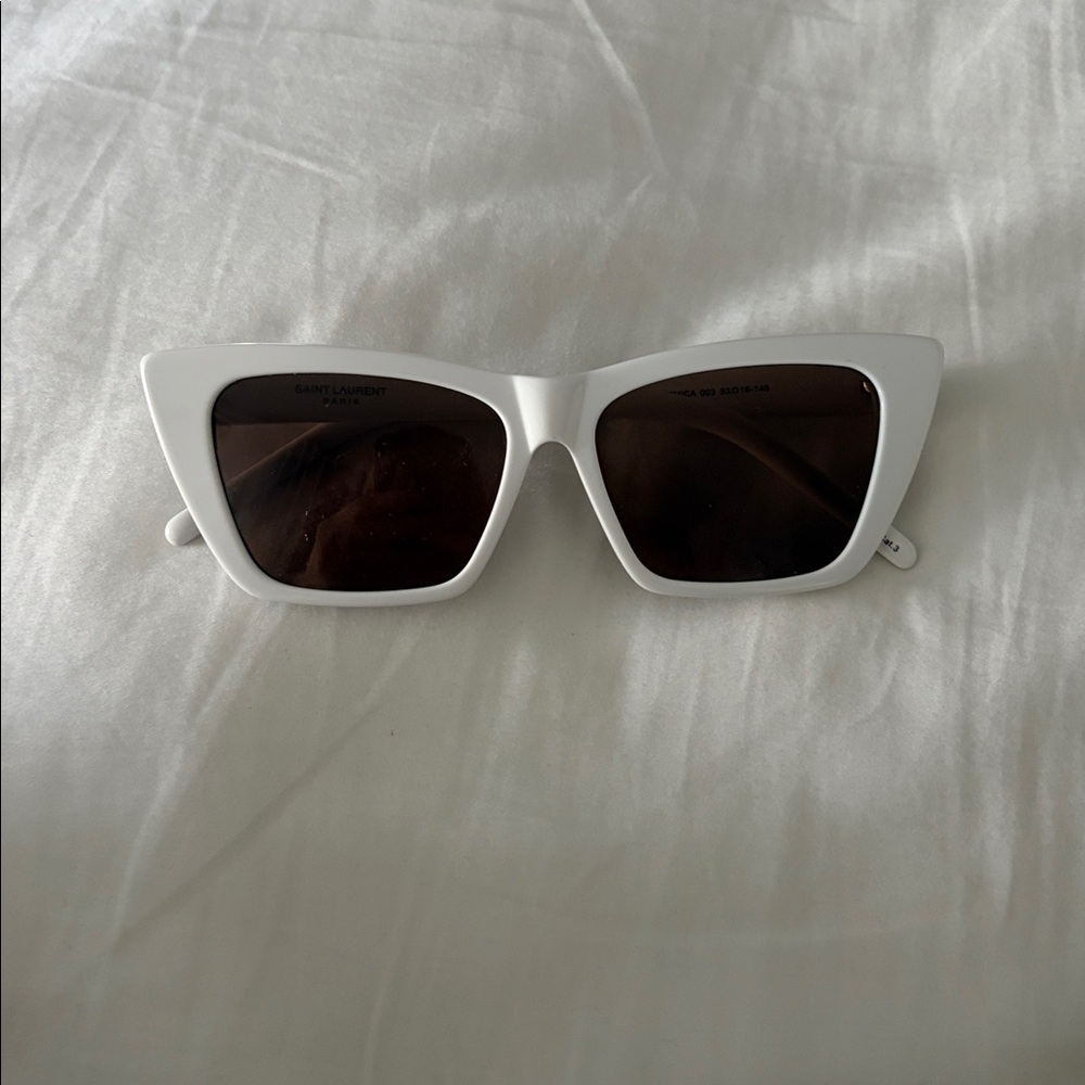 Ysl - white cat eye Sunglasses